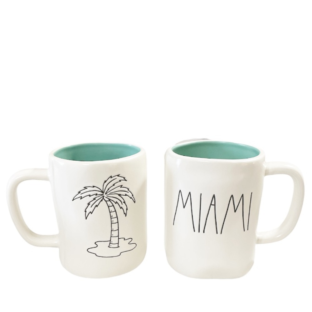 NEW Rae Dunn MIAMI Double Sided Mug